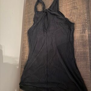Criss Cross back Lululemon black tank Size 2